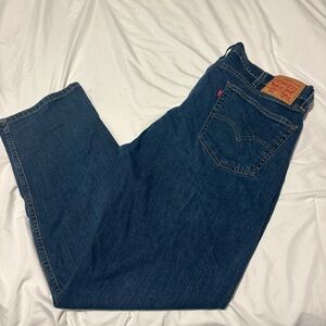 Levi's Dark Blue Straight Jeans